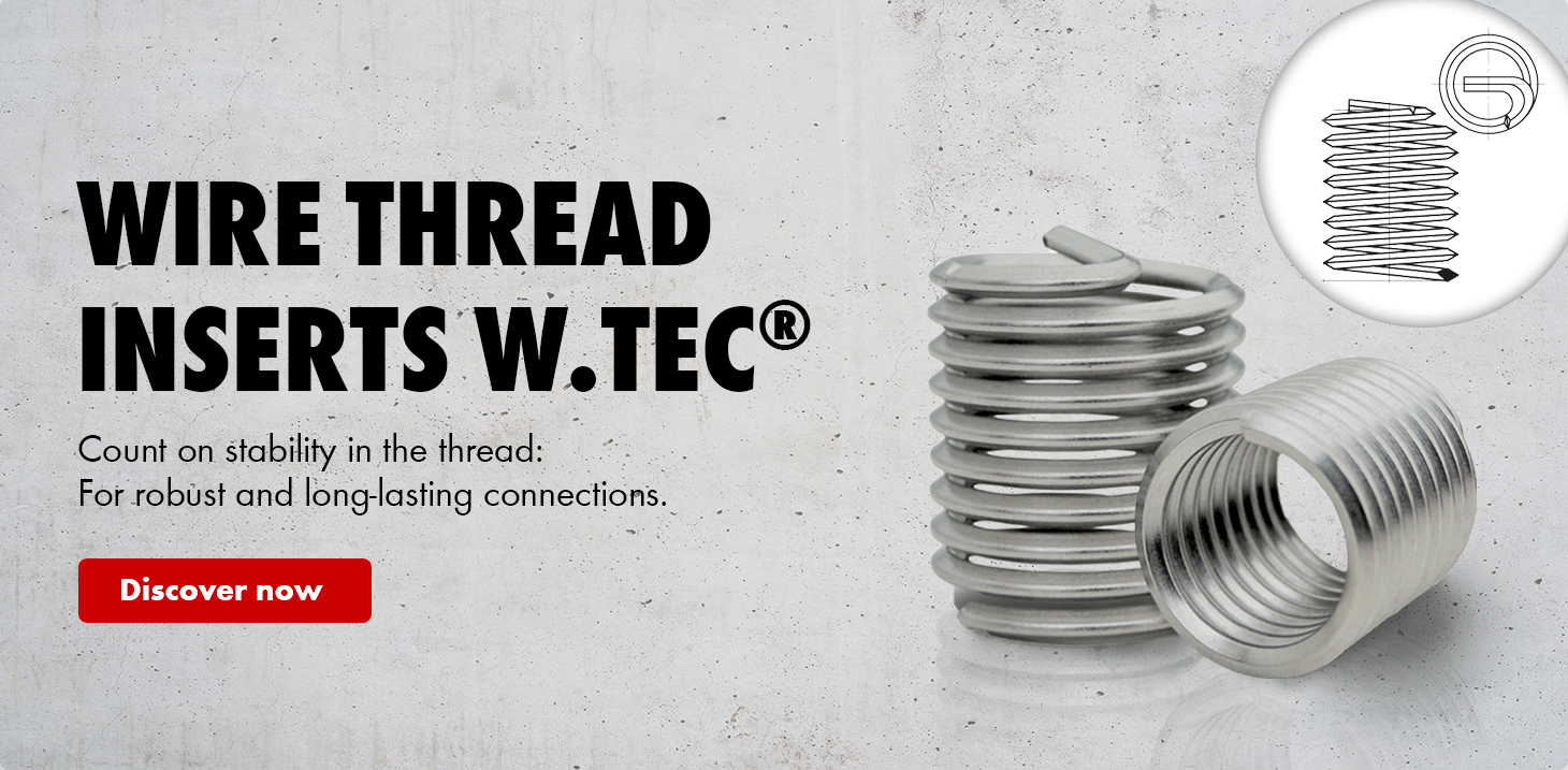 Wire thread inserts W.TEC®